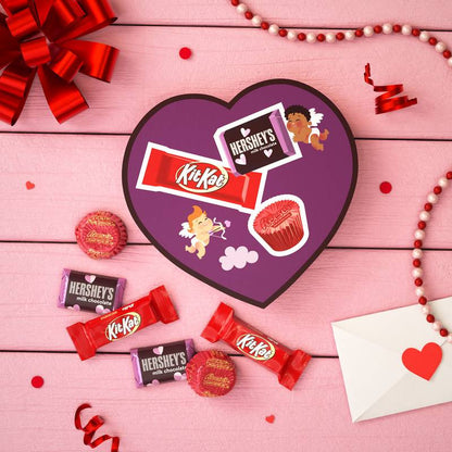 HERSHEY’S, KIT KAT®, REESE’S Assortment Heart Box, 6.4oz