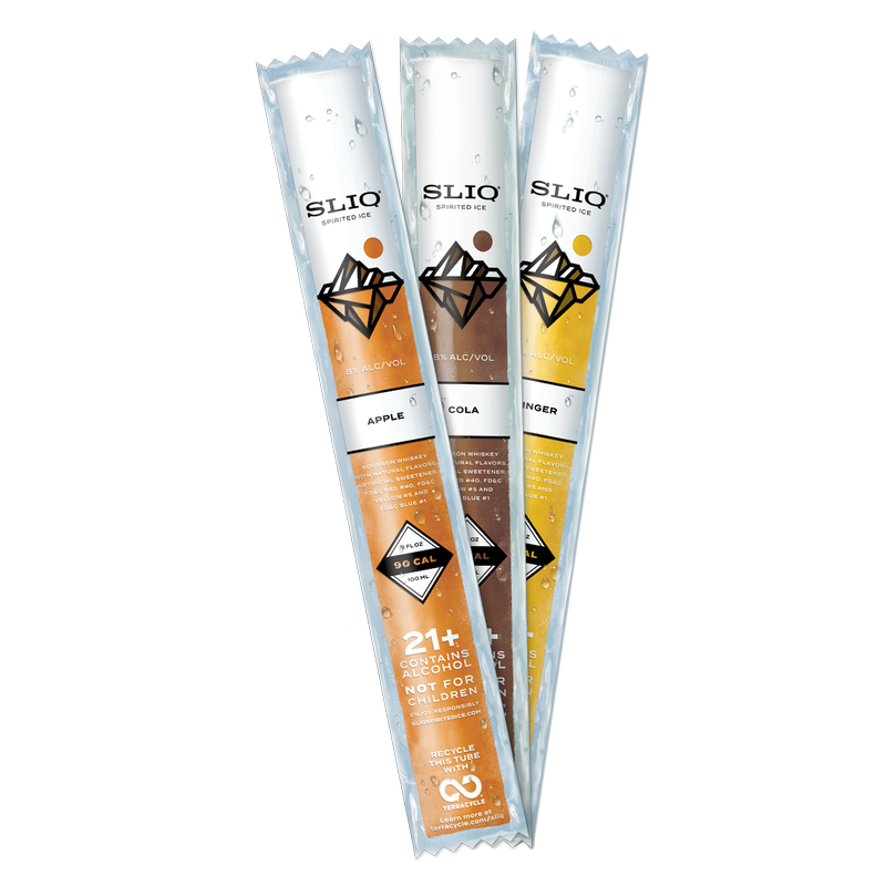 SLIQ Spirited Ice Whiskey Cocktail Pops 9pk 100ml  8% ABV
