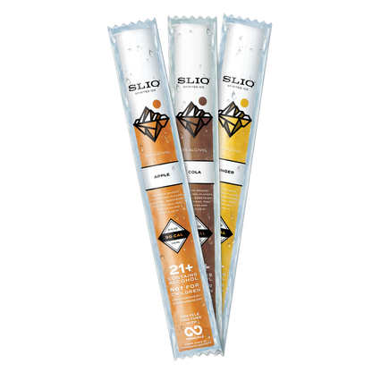SLIQ Spirited Ice Whiskey Cocktail Pops 9pk 100ml  8% ABV