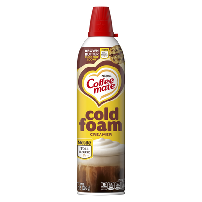 Coffee Mate Brown Butter Chocolate Chip Cookie Cold Foam 14oz Btl