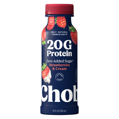 Chobani 20g Protein Strawberries and Cream Yogurt Drink - 10oz