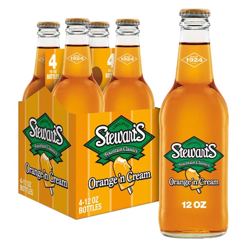 Stewart's Orange Cream Soda 4pk 12oz Btl- XL
