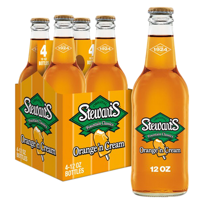 Stewart's Orange Cream Soda 4pk 12oz Btl- XL