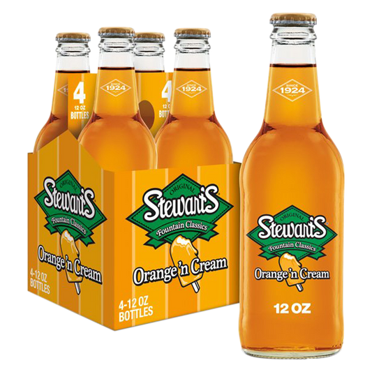 Stewart's Orange Cream Soda 4pk 12oz Btl- XL
