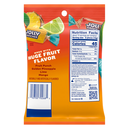 Jolly Rancher Hard Candy Tropical, 6.5 oz