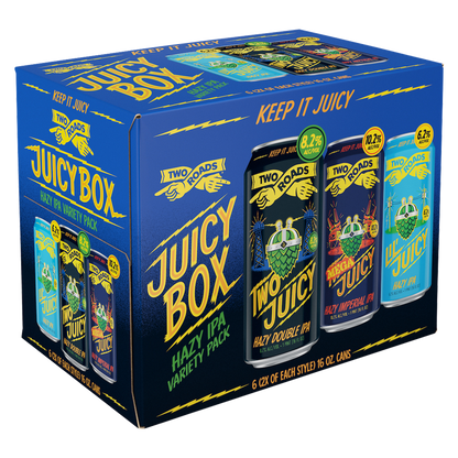 Two Roads Juicy Box Hazy IPA Variety Pack 6pk 16oz Can 8.2% ABV