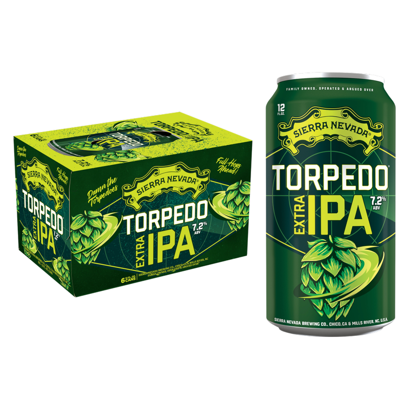Sierra Nevada Torpedo Extra IPA 6pk 12oz Can 7.2% ABV