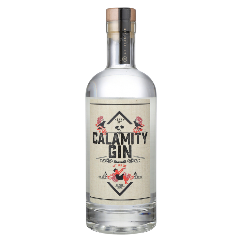 Calamity Texas Dry Gin 750ml (80 Proof)