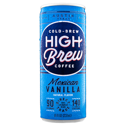 High Brew Coffee Mexican Vanilla Cold Brew 8oz Can