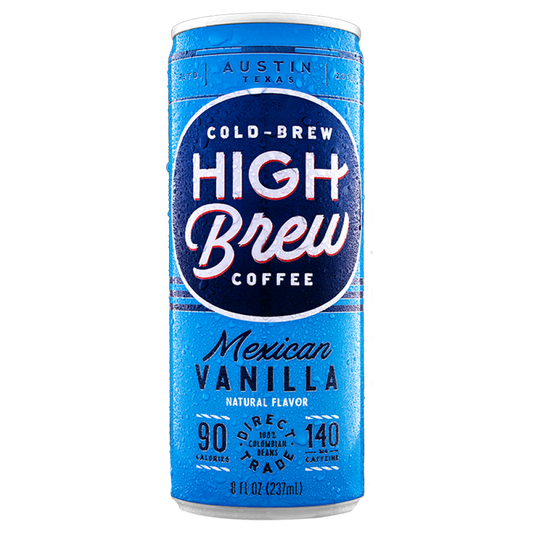 High Brew Coffee Mexican Vanilla Cold Brew 8oz Can