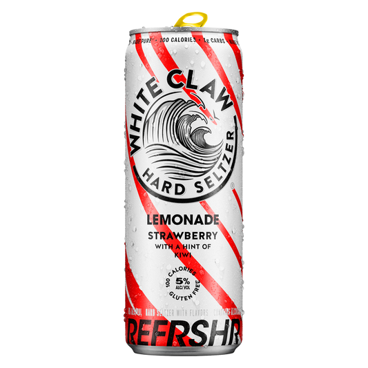 White Claw REFRSHR Lemonade Strawberry with a hint of Kiwi Single 12oz Can 5.0% ABV