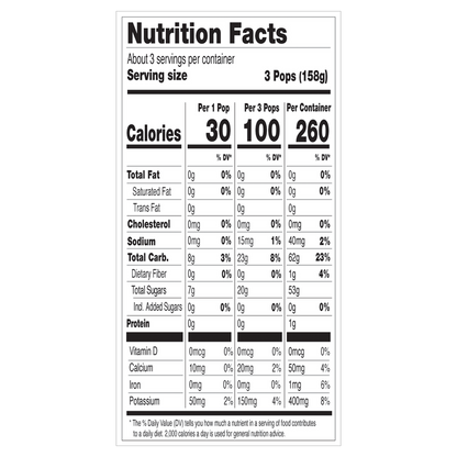 GoodPop Red, White & Blue Frozen Pop 8ct