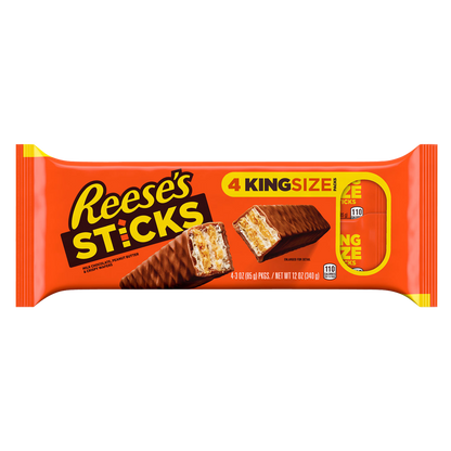 Reese’s Sticks Milk Chocolate Peanut Butter Wafer Candy Bar 4ct 3oz