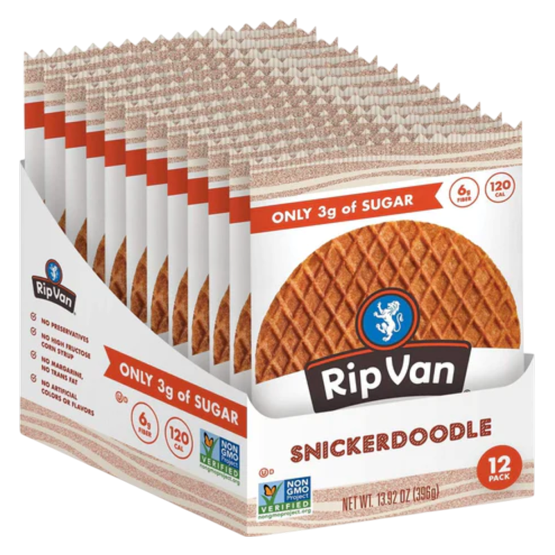 Rip Van Wafles Snickerdoodle, 1.16oz case 12 CT