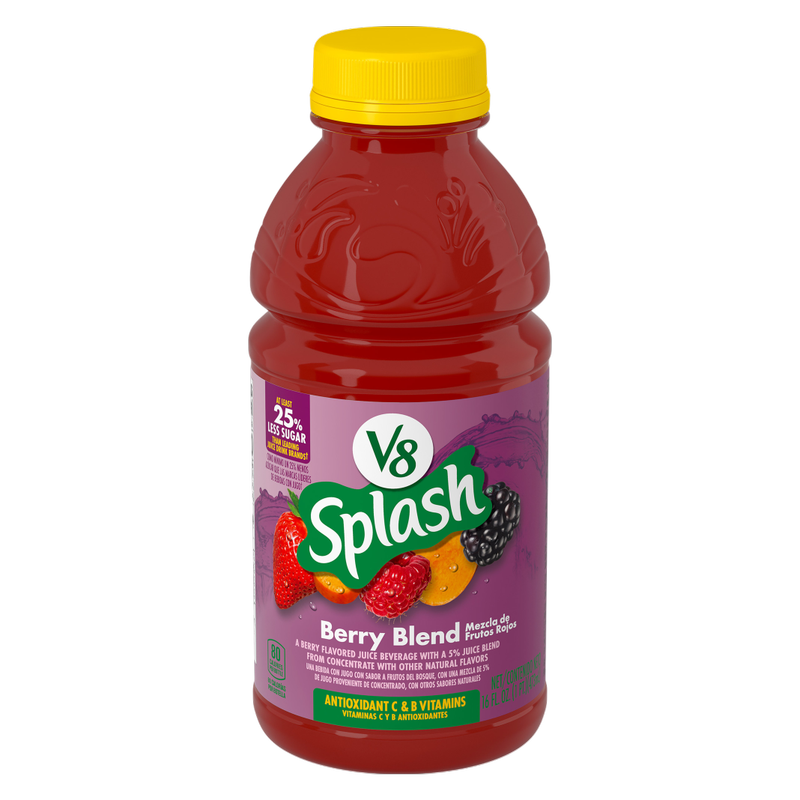 V8 Splash Berry Blend 16oz Bottle
