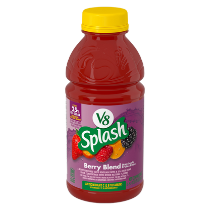 V8 Splash Berry Blend 16oz Bottle
