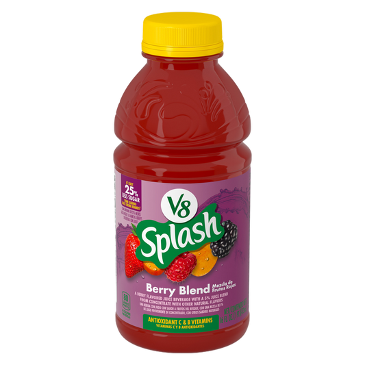 V8 Splash Berry Blend 16oz Bottle