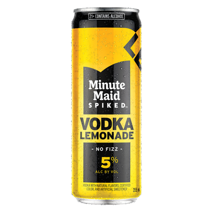 Minute Maid Vodka Lemonade 12oz Can 5% ABV