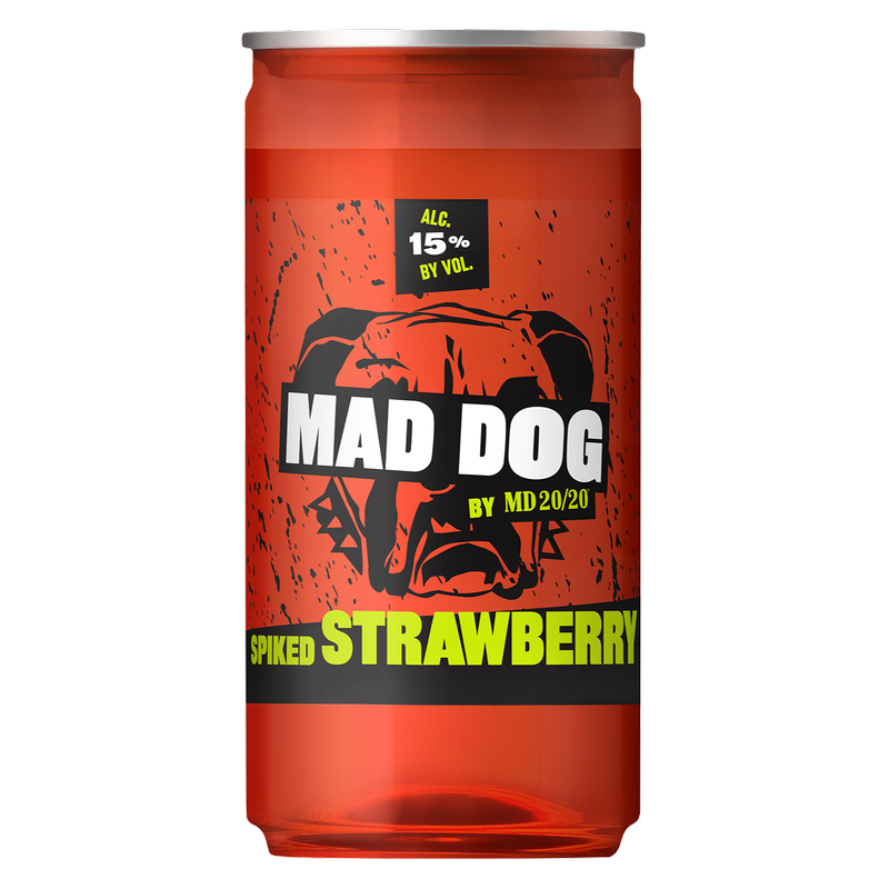 Mad Dog Spiked Strawberry 200ml 15% ABV