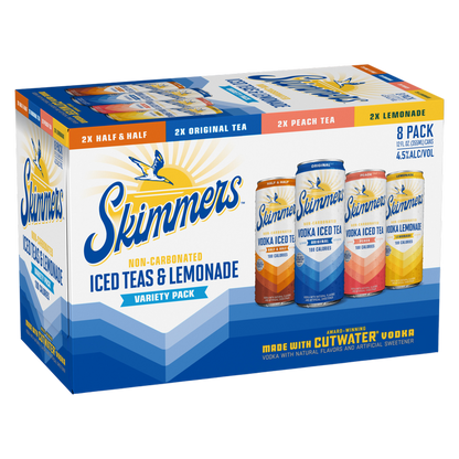 Skimmers Vodka Iced Tea Variety Pack 8pk 12oz Can 4.5% ABV