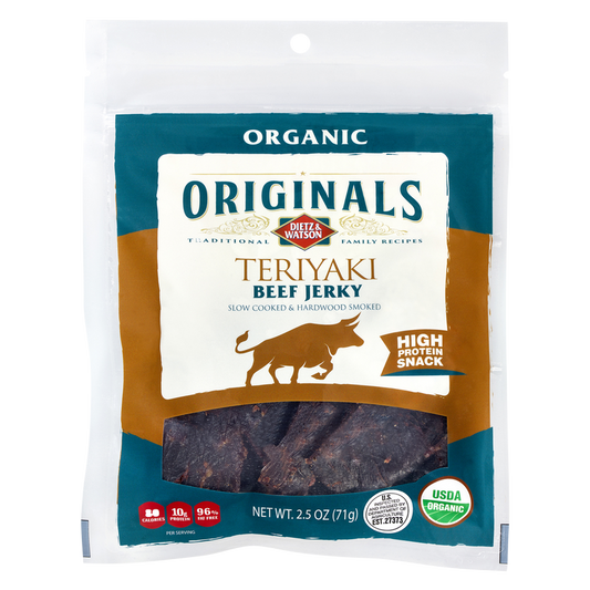 Dietz & Watson Organic Teriyaki Beef Jerky 2.5oz