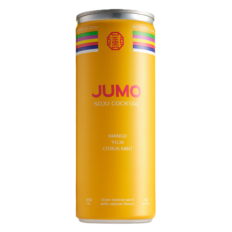 JUMO Soju Cocktail Mango Yuja Citrus Mint 4pk