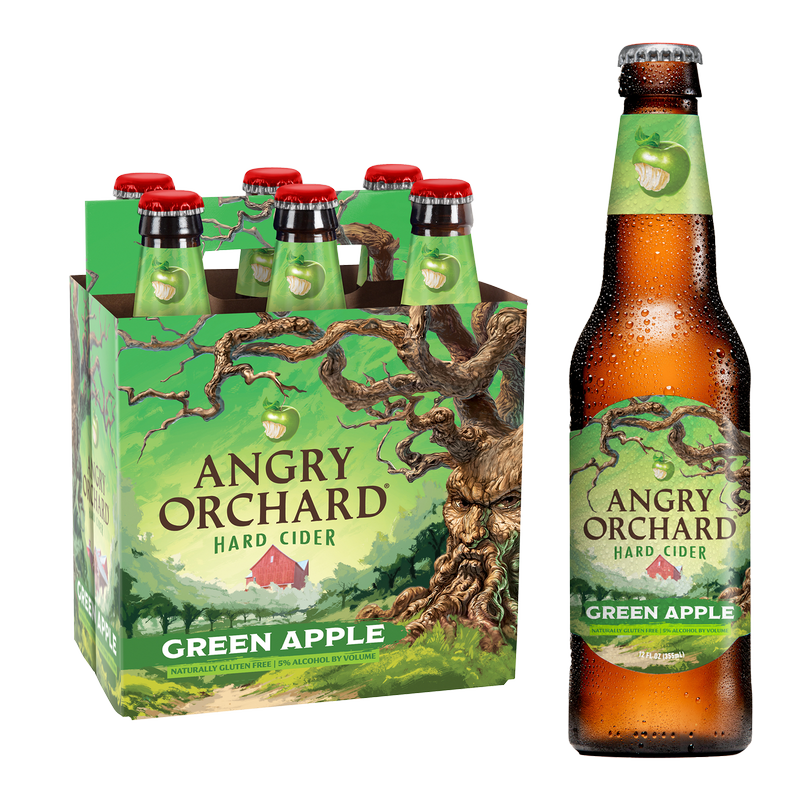 Angry Orchard Green Apple 6pk 12oz Btl 5.0% ABV