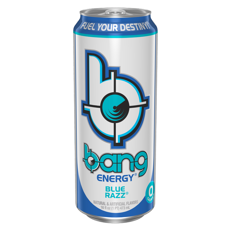 Bang Energy Blue Razz Drink 16oz Can