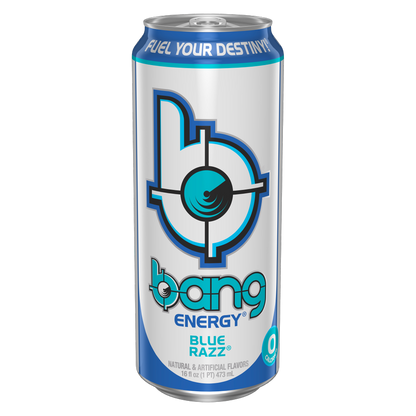 Bang Energy Blue Razz Drink 16oz Can