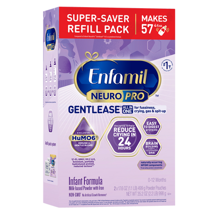 Enfamil NeuroPro Gentlease Infant Formula Powder Refill Box 35.2oz