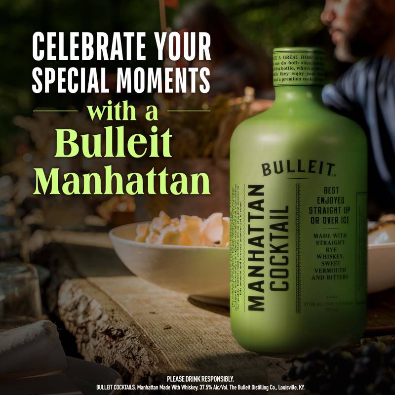 Bulleit Manhattan Cocktail 375ml