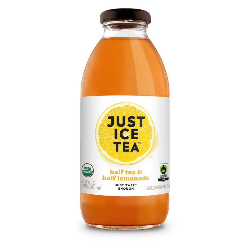 Just Ice Tea Half Tea & Half Lemonade 16oz Glass Bottle
