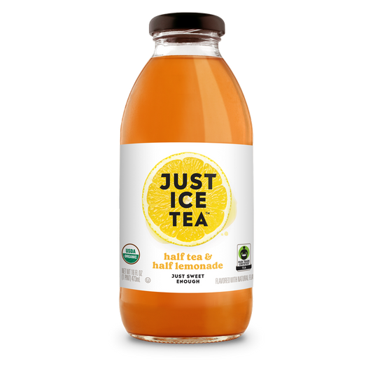 Just Ice Tea Half Tea & Half Lemonade 16oz Glass Bottle