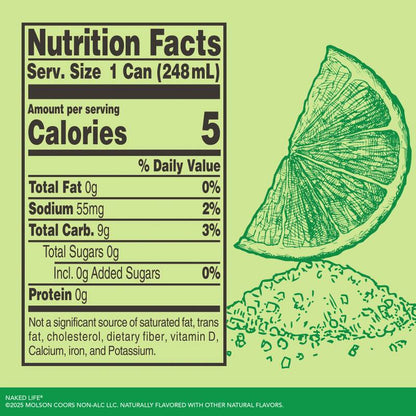Naked Life Non-Alcoholic Margarita 4pk 8.4oz Can