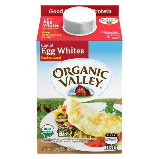 Organic Valley 100% Organic Pasteurized Egg Whites 16oz
