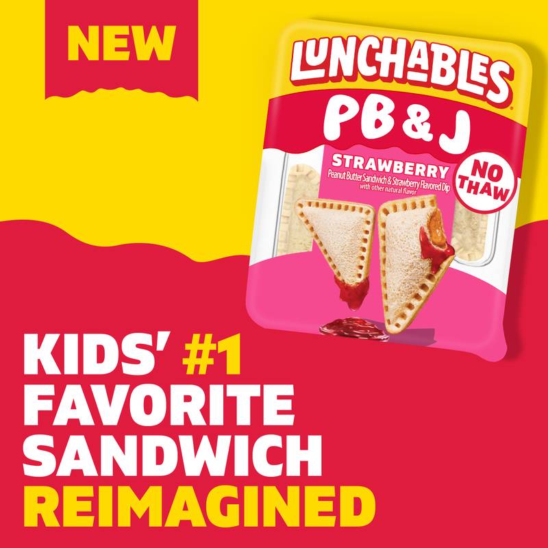 Lunchables PB&J Peanut Butter Sandwich & Strawberry Dip - 2.27oz