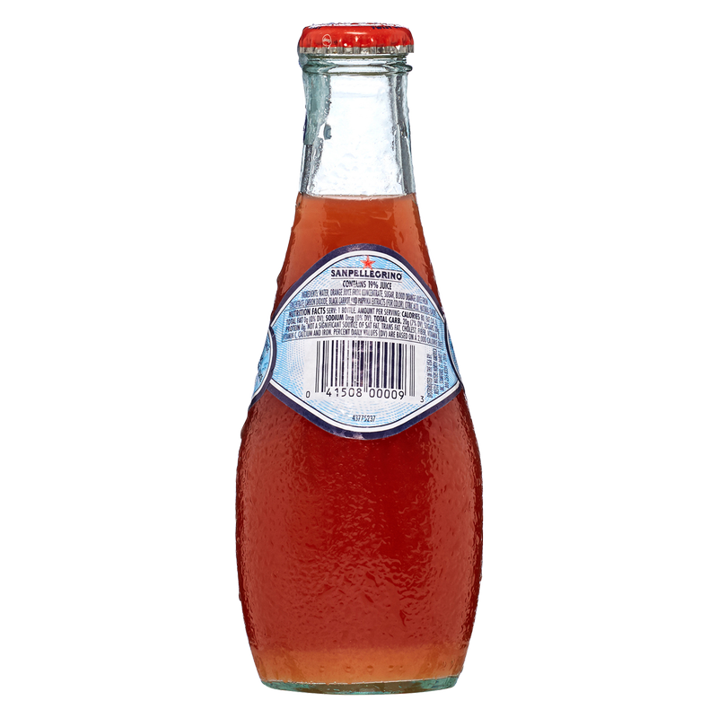 San Pellegrino Aranciata Rossa Blood Orange Sparkling Water 6.75oz