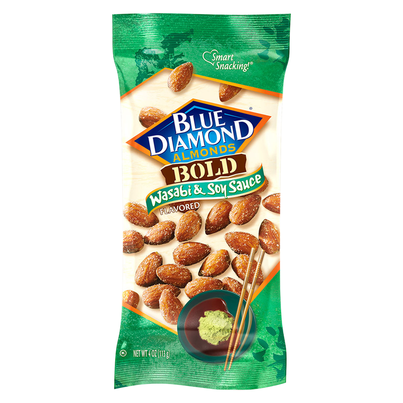 Blue Diamond BOLD Wasabi & Soy Sauce Almonds 4oz