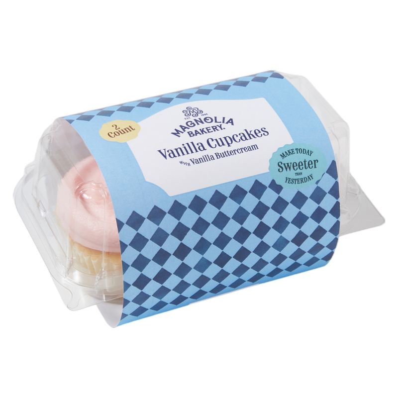 Magnolia Bakery Vanilla Cupcakes with Vanilla Buttercream
