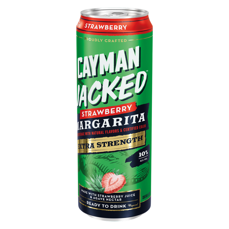 Cayman Jacked Strawberry Margarita 19.2oz Can 10% ABV