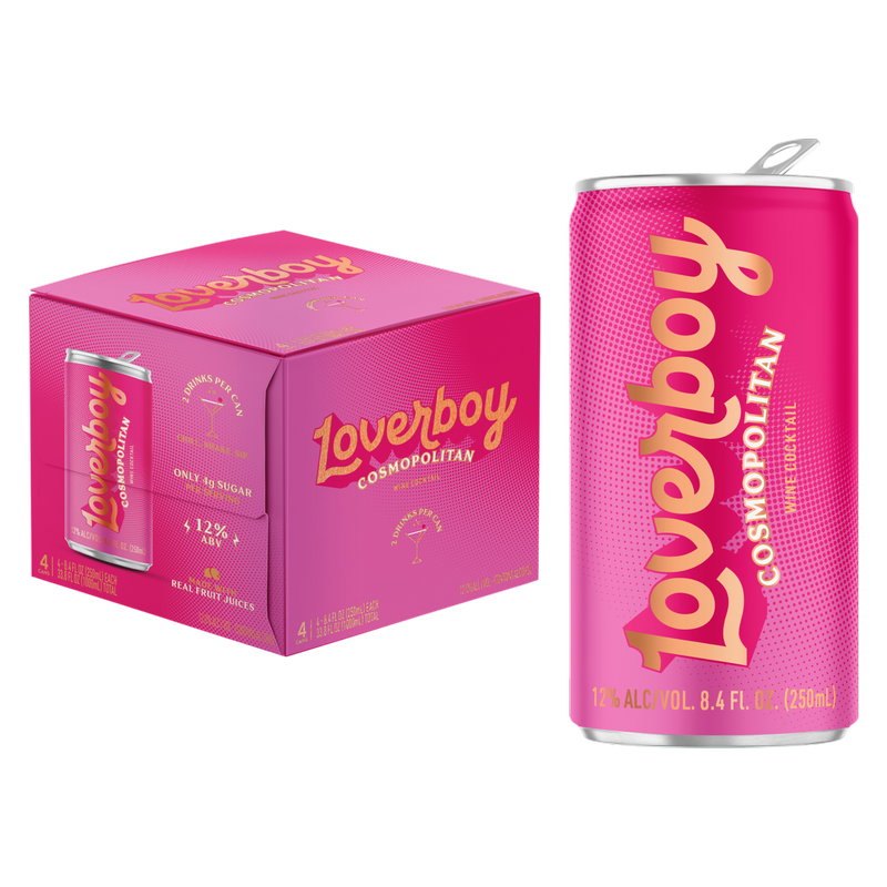 Loverboy Cosmopolitan 4pk 250ml Can 12.0% ABV