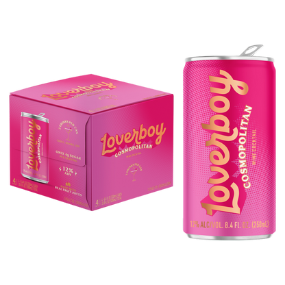 Loverboy Cosmopolitan 4pk 250ml Can 12.0% ABV