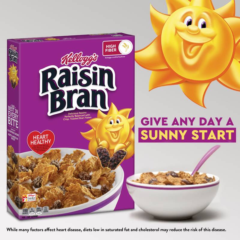 Kellogg's Original Raisin Bran Cereal, 16.1oz