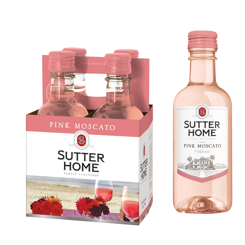 Sutter Home Pink Moscato 4pk 187ml