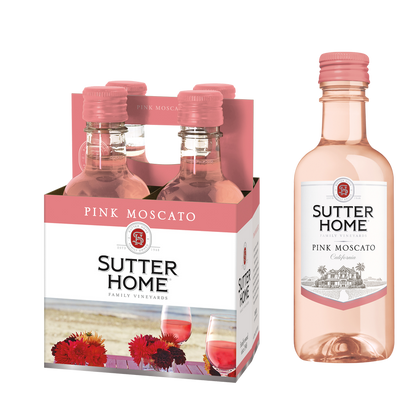 Sutter Home Pink Moscato 4pk 187ml