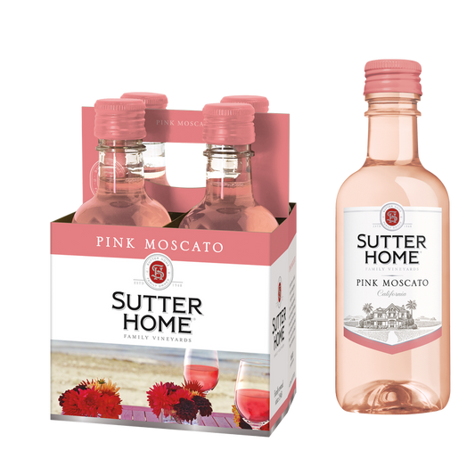 Sutter Home Pink Moscato 4pk 187ml