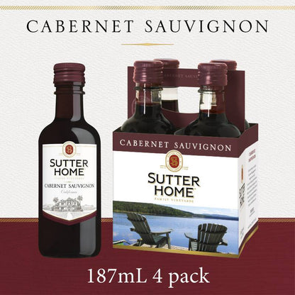 Sutter Home Cabernet Sauvignon 4pk 187ml