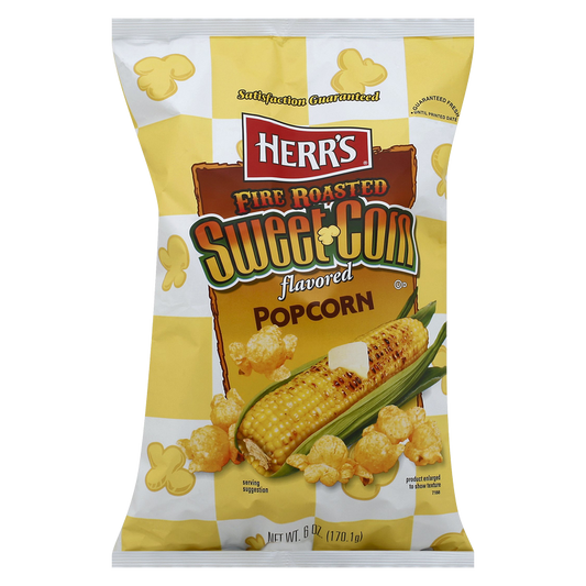 Herr's Fire Roasted Sweet Corn Popcorn 6oz
