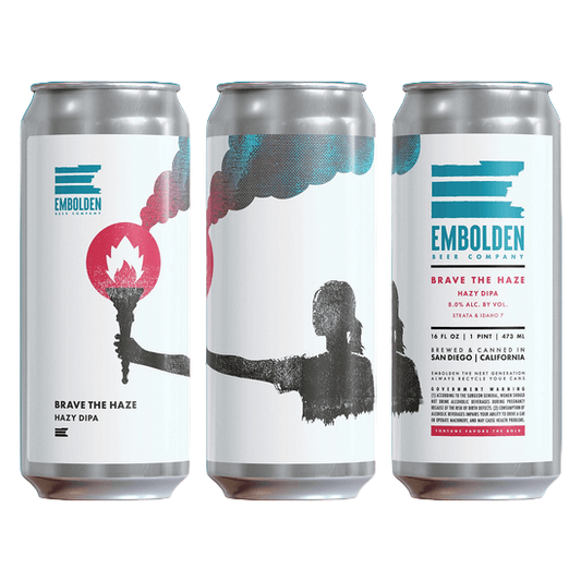 Embolden Beer Co. Brave the Haze Double IPA (4PKC 16 OZ)