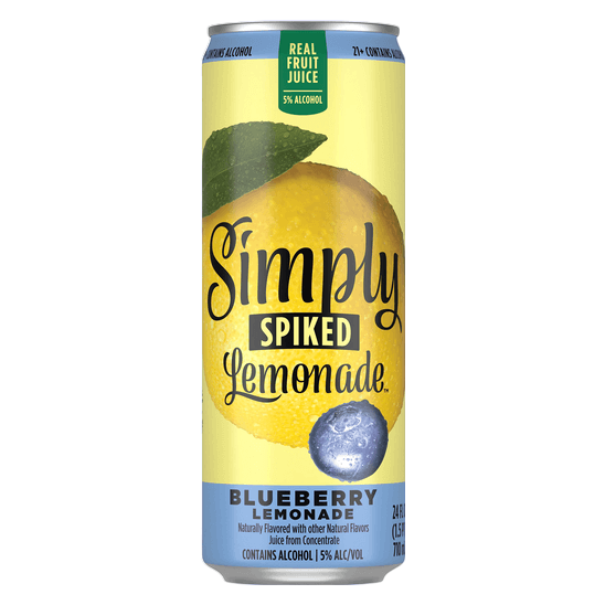 Simply Spiked Blueberry Lemonade 24oz Can